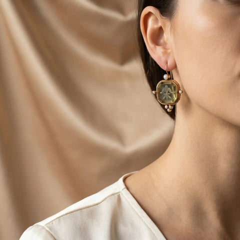 Φωτεινό Σκουλαρίκια Κρύσταλλο