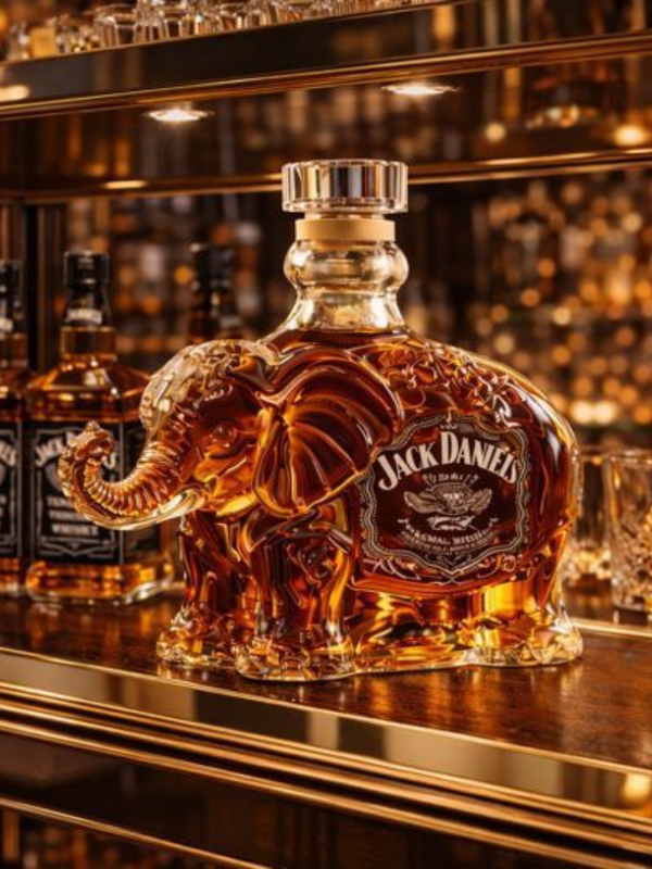 Jack Daniel's Whisky Bottle - Elephant Edition