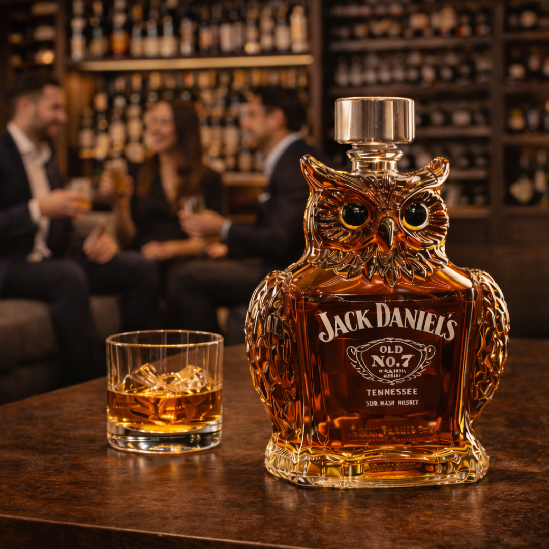 Whiskey Bottle - Owl Edition